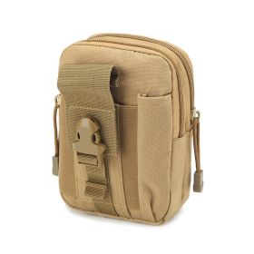 Waist Pouch; Portal Wasit Bag (Color: Khaki)
