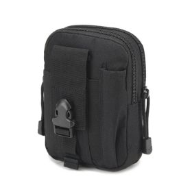 Waist Pouch; Portal Wasit Bag (Color: Black)