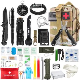 SOS Emergency Survival Kit Multifunctional (Ships From: China, Color: CP)