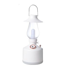 1pc Wireless Air Humidifier Camping Table Lamp (Color: White)