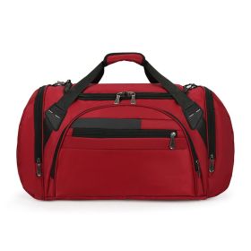 Foldable Travel Duffel Bag Spacious (Color: Red)