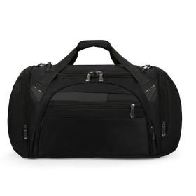 Foldable Travel Duffel Bag Spacious (Color: Black)