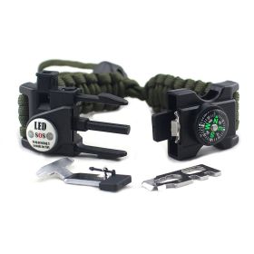 Parachute Cord Bracelet (Color: Army Green)