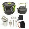Outdoor set of pots and pans