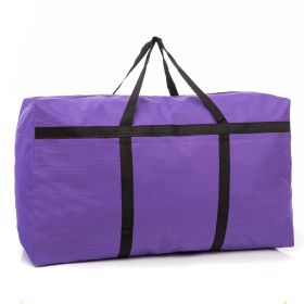 Waterproof Oxford Fabric Storage Bag (Color: Purple, size: XL)