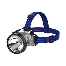 Rechargeable High Bright LED Headlamp; 3 Light Modes (Type: Headlamp, Color: Silver & Blue)
