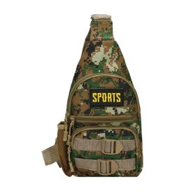 Multi-pocket Crossbody Camouflage Bag (Type: Sports Bag, Color: Army Green)