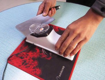 Electric Sharpener Sharpening Stone Automatic (Color: Black)