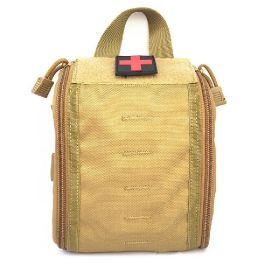 Portable EDC Tactical Molle Pouch (Color: Khaki A)