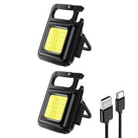 Mini LED FlashLight (Emitting Color: 2Pcs, Ships From: China)
