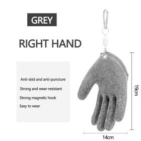 Fishing Gloves Anti-Slip (Ships From: CN, Color: Right Grey3)
