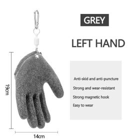 Fishing Gloves Anti-Slip (Ships From: CN, Color: Left Grey4)