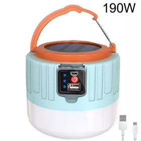 LED Solar Camping Light (Ships From: China, Wattage: Upgrade 190W B)