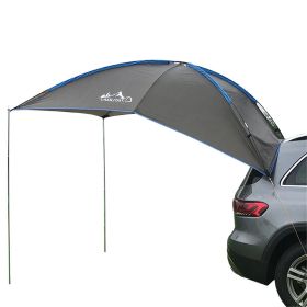 Outdoor Waterproof Tent Awning Durable (Color: Gray 280x190cm)