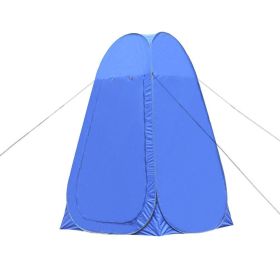 Shower Toilet Camping Pop Up CamouflageTent (Color: Blue)