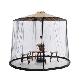 Outdoor Mosquito Net for garden (Color: Black, size: 380x240CM(11-12FT)))