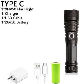 LED/Rechargeable - Flashlight (Emitting Color: C-XHP50)