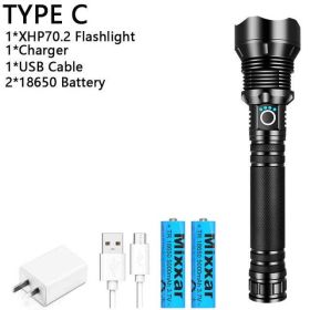 LED/Rechargeable - Flashlight (Emitting Color: C-XHP70)