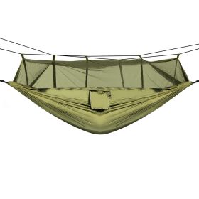Hammock with Mosquito Net (Color: Green)