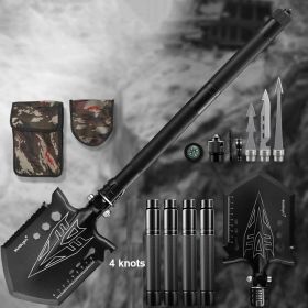 Outdoor Camping Shovel Set For Survival (Color: Shovel B 4 Knots)