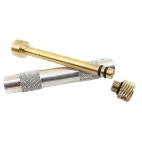 Metal Fire Piston Piston Mini Survival Gear (Color: Silver)