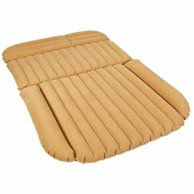 Inflatable SUV Air Backseat Mattress Travel Pad with Pump (Color: as show)