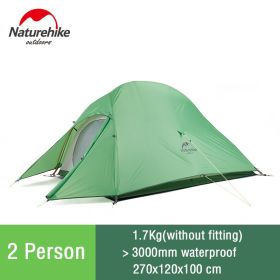 Naturehike Cloud Up Camping Tent (Color: 2 man - Green)